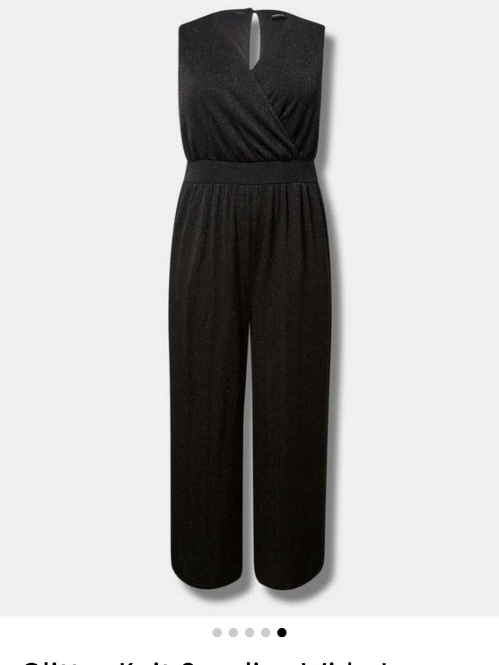 Black Sleeveless Jumpsuit